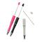 John Bead Super Cute Fuchsia, Black & White 3-Piece Beadable Pen Kit